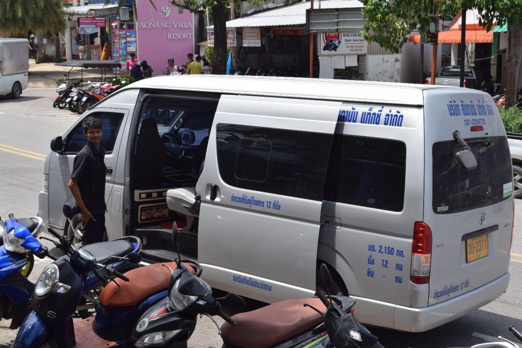 Private minivan from Ao Nang to Phuket, Thailand