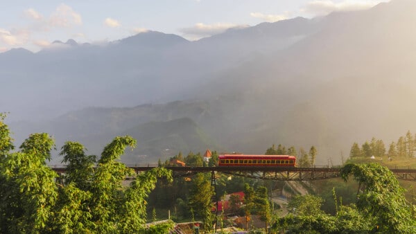 Train in Sapa, Vietnam