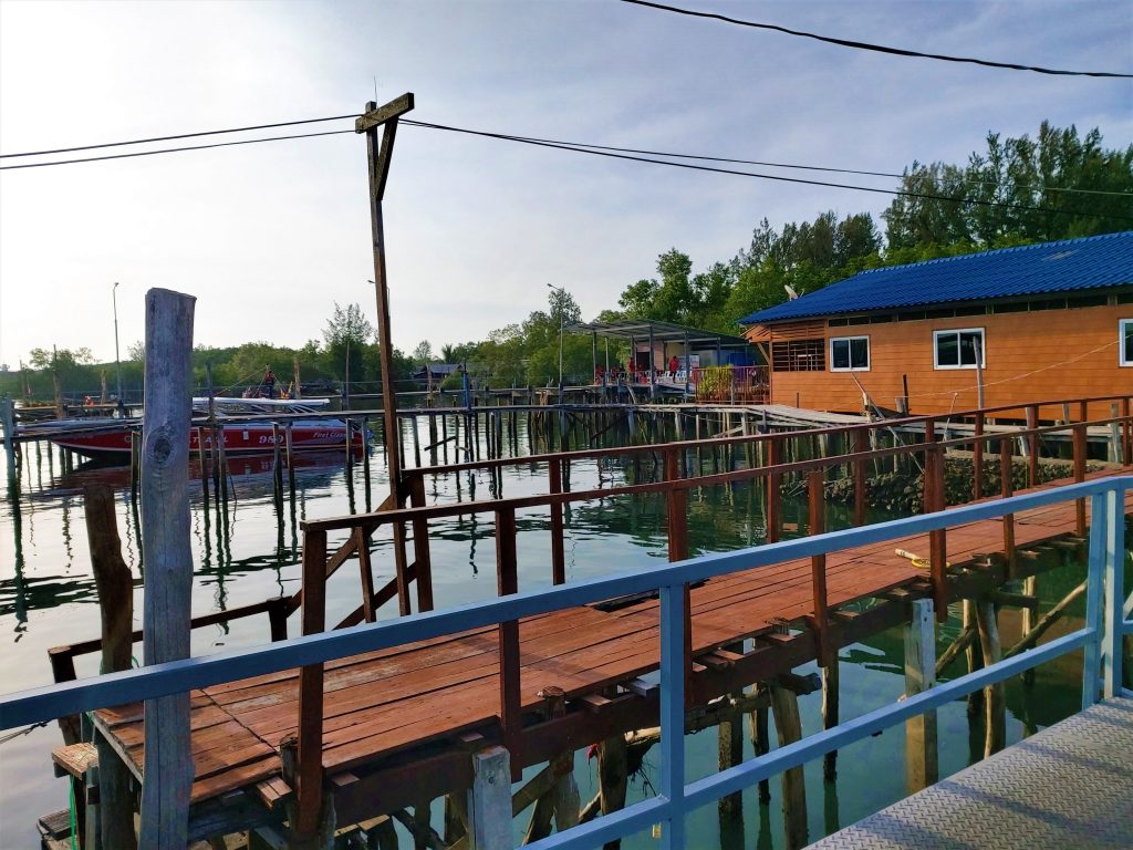 Quiet pier in Koh Lanta