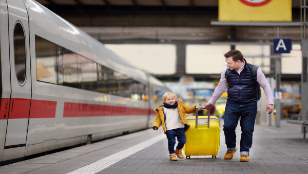 Family train travel