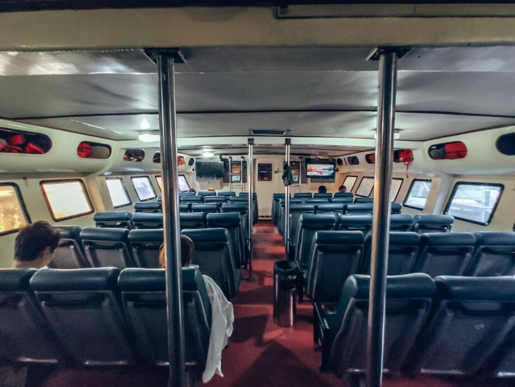 Interior - ferry from Langkawi to Koh Lipe