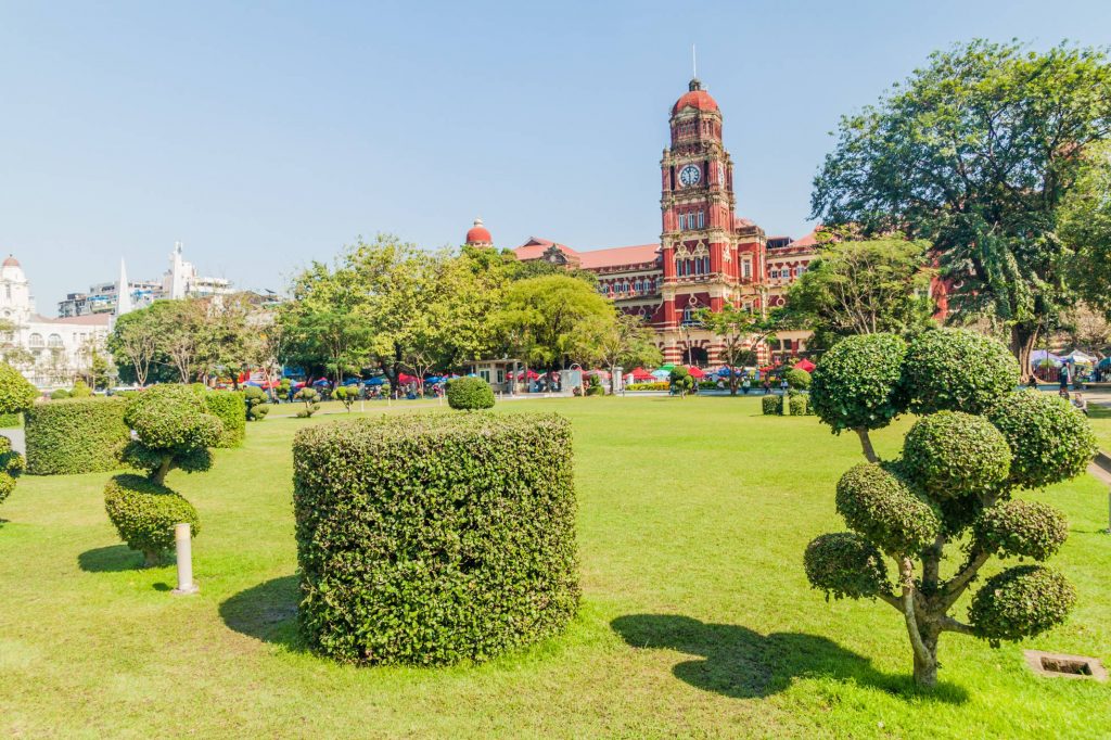 Maha Bandula Park, Yangon, Myanmar