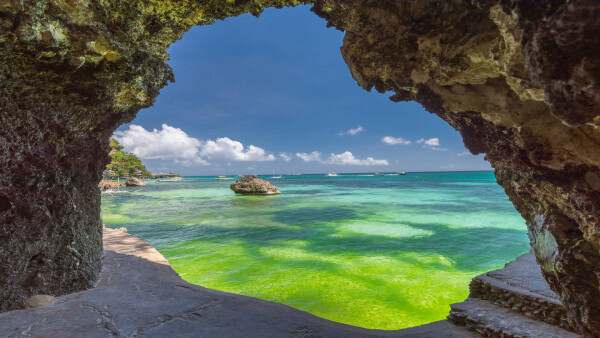 White Beach Cave, Boracay, Philippines