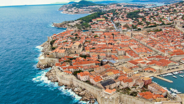 Dubrovnik old city view