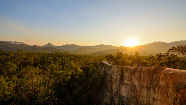 Sunset in Pai Canyon