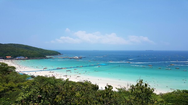 Bird's eye view of Koh Larn