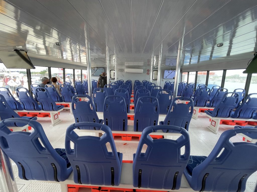 Ferry interior seating 