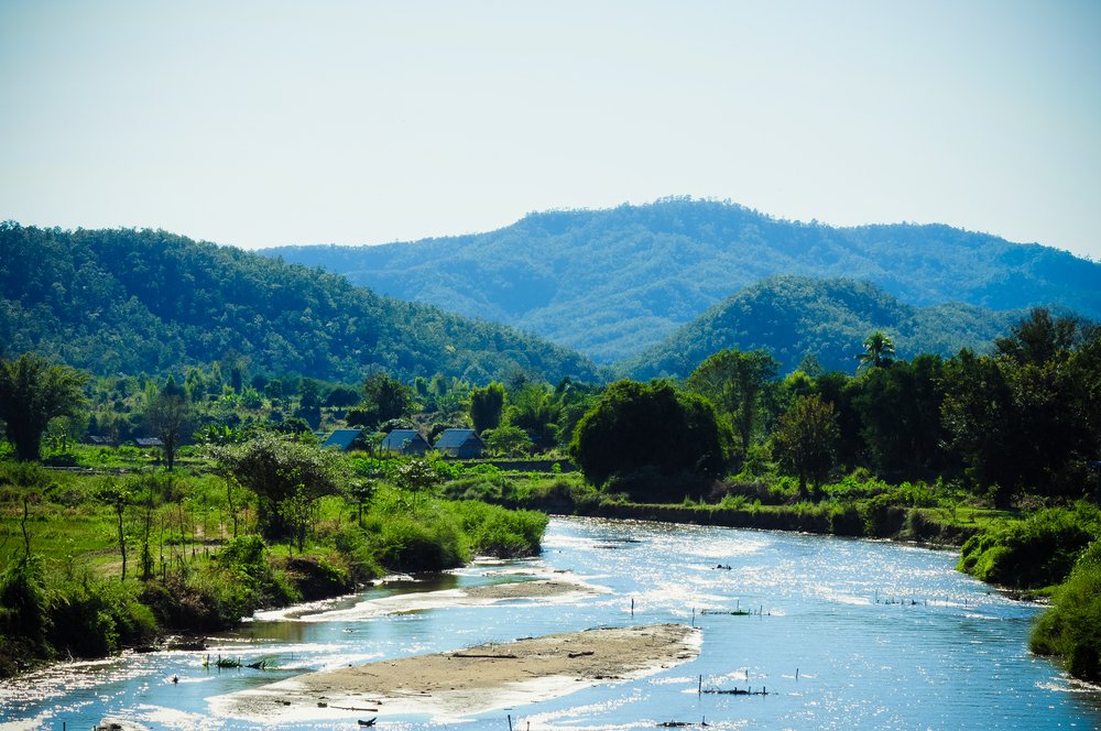 Pai River in Thailand