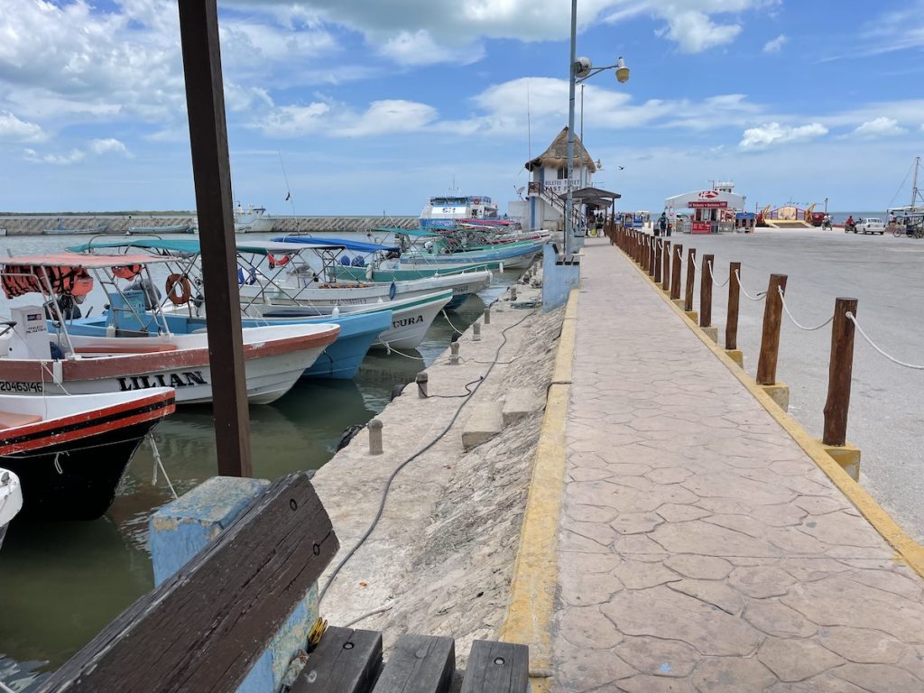 Pier in Holbox Mexico