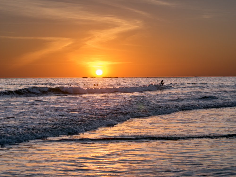 Surfing in Samara Costa Rica