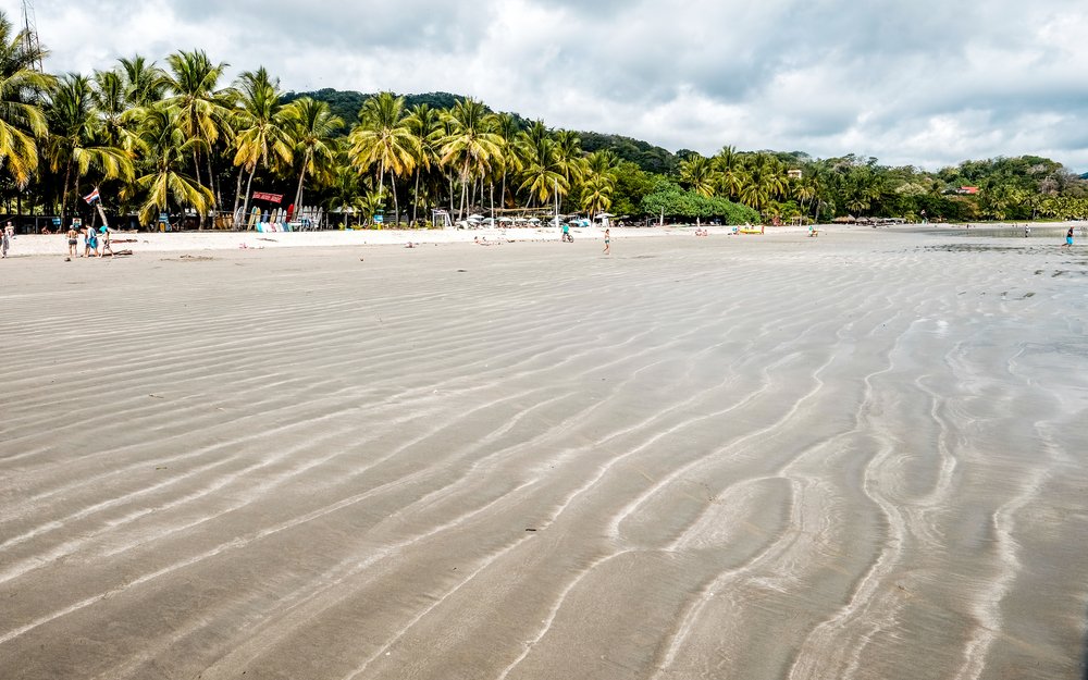 Samara Beach sand in Costa Rica