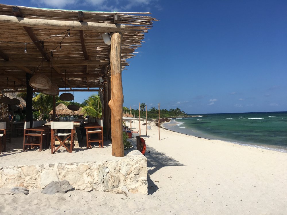 beach club in Mexico