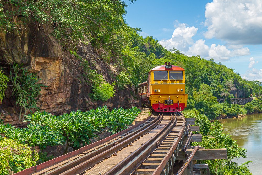 train on the Death Railway