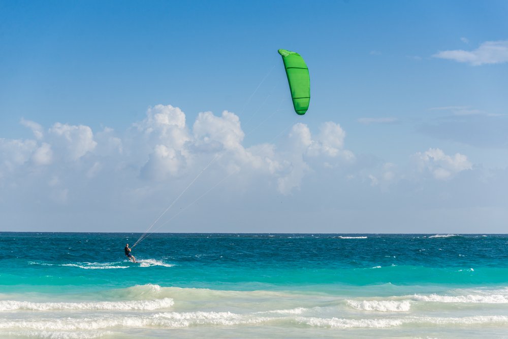 kiteboarding in Mexico