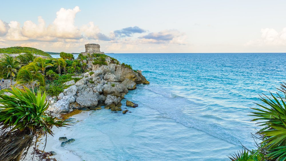 Tulum ruins and beach