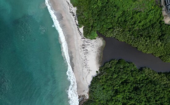 Drone View of Punta Mita Mexico