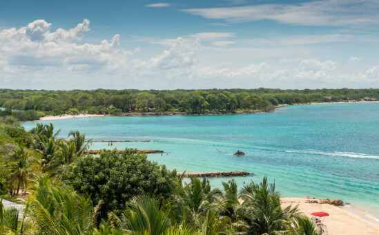 view of Playa Blanca, Colombia