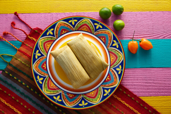 tamale street food in Mexico