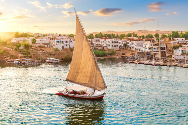 felucca ride in Egypt