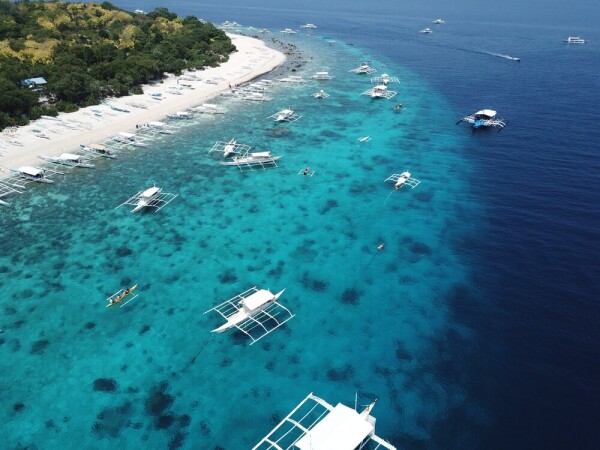 tourist boats near Cebu City